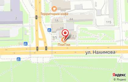 Кафе Double Coffee на улице Нахимова на карте
