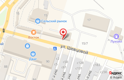 Магазин автотоваров в Ленинск-Кузнецком на карте