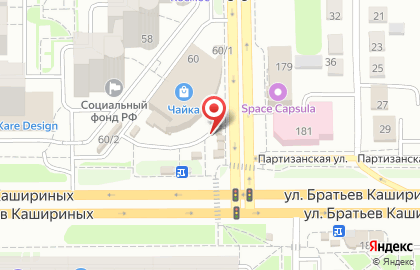 Павильон горячего питания на улице Чайковского на карте