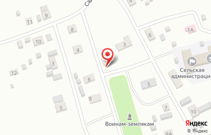 Продовольственный магазин на Школьной улице на карте