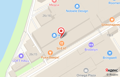 Кафе быстрого питания InDuke! на улице Ленинская Слобода на карте