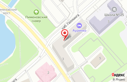 Мебельный салон ВЮН на улице Луначарского на карте