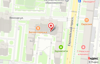 Магазин овощей и фруктов в Санкт-Петербурге на карте