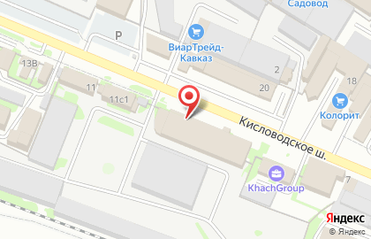 Магазин 1-й обойный на Кисловодском шоссе на карте