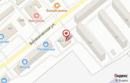 Компания Юридические услуги на Ботанической улице на карте