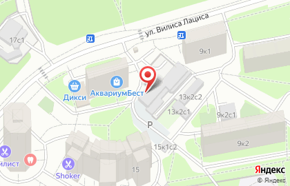Россети Московский регион на метро Планерная на карте