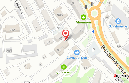 Теплая многоуровневая автостоянка на карте