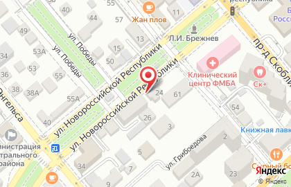 Хостелы Рус. Новороссийск на карте