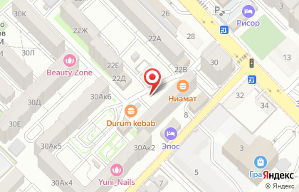 Мясной павильон в Ленинском районе на карте