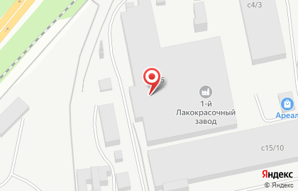 ЗАО 1-ый лакокрасочный завод на карте