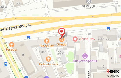 Поисковая система для гурманов Resto.ru на карте