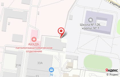 Дальний кордон на улице Гущина на карте