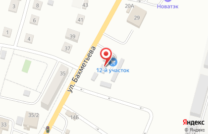 Рынок строительных материалов 12-й участок на карте