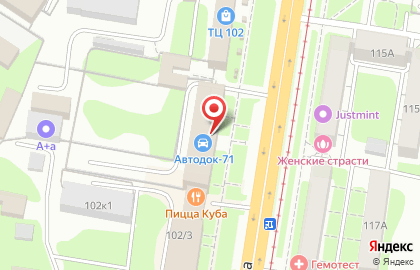 ТЦ Проспект в Привокзальном районе на карте