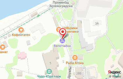Центр велопроката на Крымской улице на карте