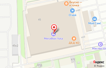 Гипермаркет О`кей в Московском районе на карте