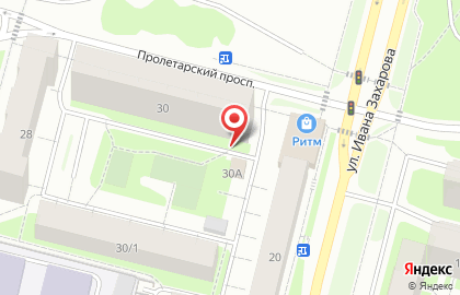 Продуктовый магазин в Сургуте на карте