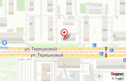 Детский магазин Страна Малышандия на улице Терешковой, 30 на карте