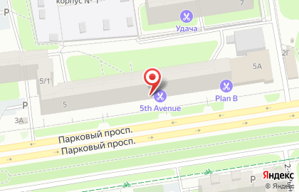 Салон-парикмахерская 5th Авеню на карте