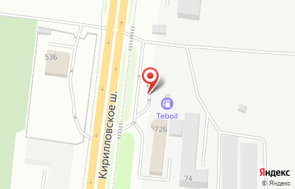 Shell в Череповце на карте