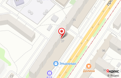 Банкомат МКБ Москомприватбанк на проспекте Чайковского на карте