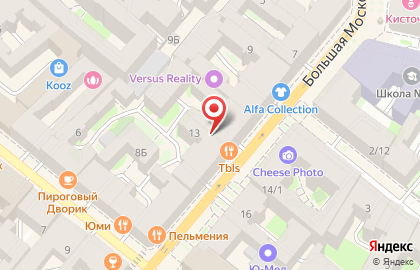Платина Кострома на Большой Московской улице на карте