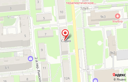 Группа компаний Тучков-Петраков на улице Римского-Корсакова на карте