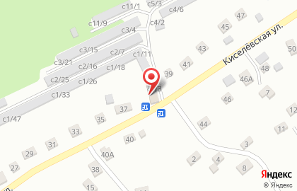 Шиномонтажная мастерская на Киселевской улице на карте