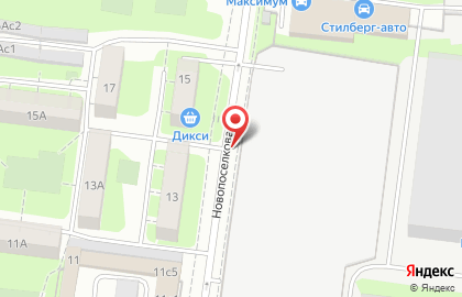 Азбука Футбола на Новопоселковой улице на карте