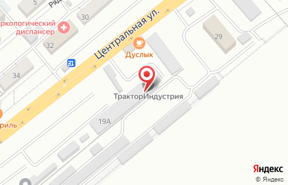 Торговая компания Аверс Техно на Центральной улице на карте