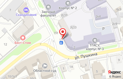 ТГАСУ на карте