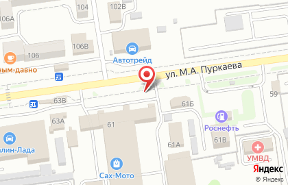 Закусочная ЧебурекМи на улице Пуркаева на карте