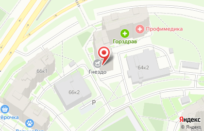 Семейное пространство Гнездо на Богатырском проспекте на карте