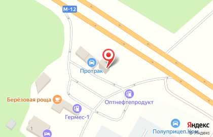 Магазин грузовых запчастей Протрак в Тюмени на карте