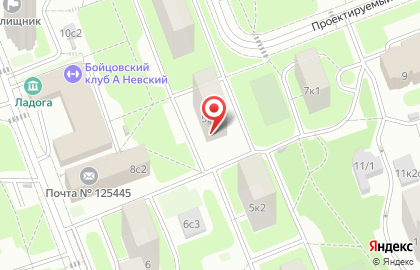 Управление социальной защиты населения Северного административного округа в Москве на карте