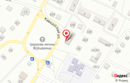 Продуктовый магазин в Волгограде на карте