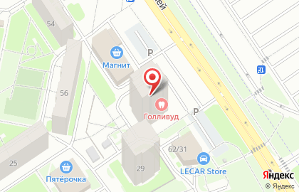 Агентство недвижимости Август на проспекте Машиностроителей на карте