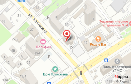 Россельхозбанк в Хабаровске на карте
