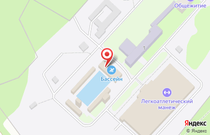 Училище олимпийского резерва Пензенской области в Железнодорожном районе на карте
