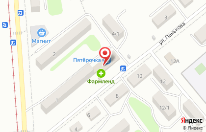Дискаунтер Пятёрочка в Ленинском районе на карте