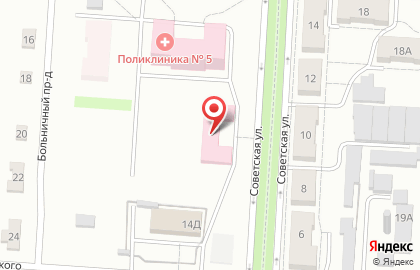 Больница Новомосковская городская клиническая больница на улице Пушкина на карте