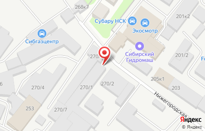 Торговая компания А2 на Нижегородской улице на карте