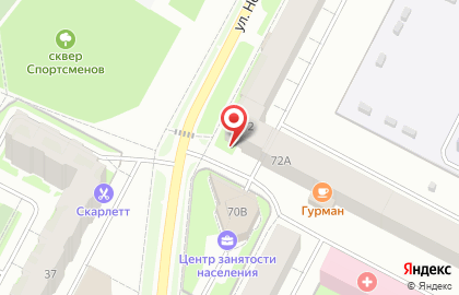 Детская библиотека №3 на улице Нефтяников на карте