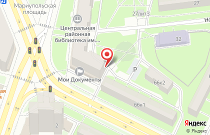 Парикмахерская в Санкт-Петербурге на карте