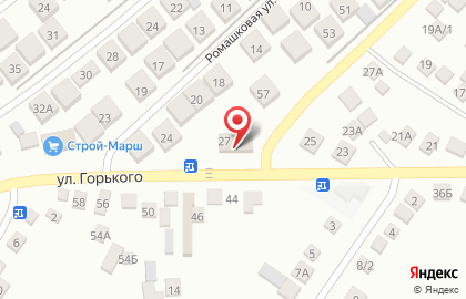Аптечный центр Векора на улице Горького на карте