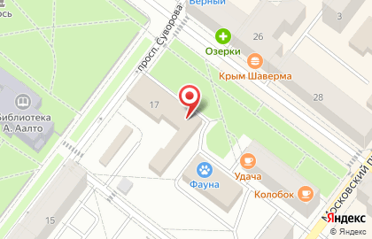 Отдел лицензионно-разрешительной работы по Выборгскому району на карте