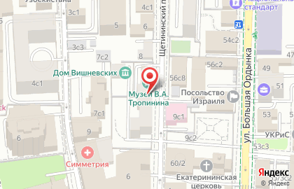 Музей Тропинина В.а. и Московских Художников его Времени на карте