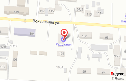 Гостиница Радужная на карте