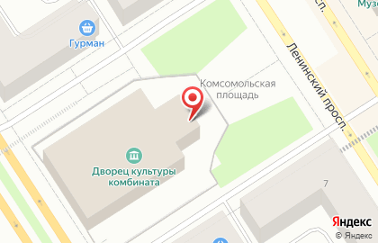 Дворец культуры Норильский никель на карте