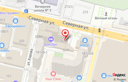 ОАО Банкомат, АКБ Абсолют Банк на Северной улице на карте